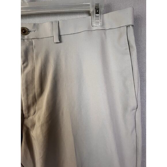 Hagggar Pants Men's 42 x 29 Tan Cool 18 Pro Classic Fit Flat Front Work Business - Picture 4 of 8